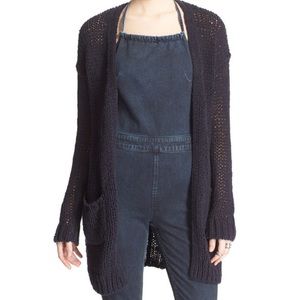 NWT Free People “Simply Sienna” Open-Knit Cardigan